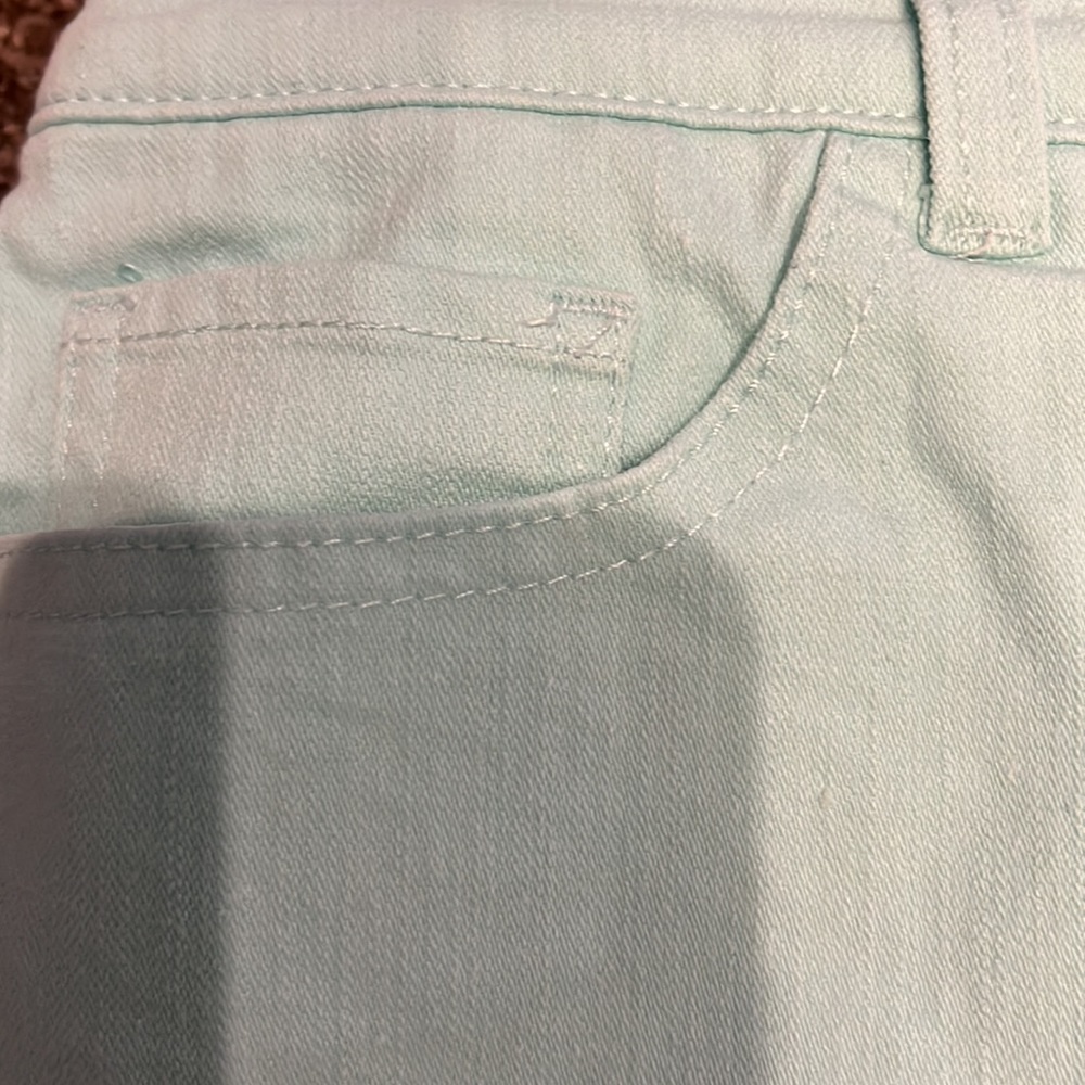 Christopher & Banks Signature Slimming ankle pants. In mint green. - Picture 3 of 6